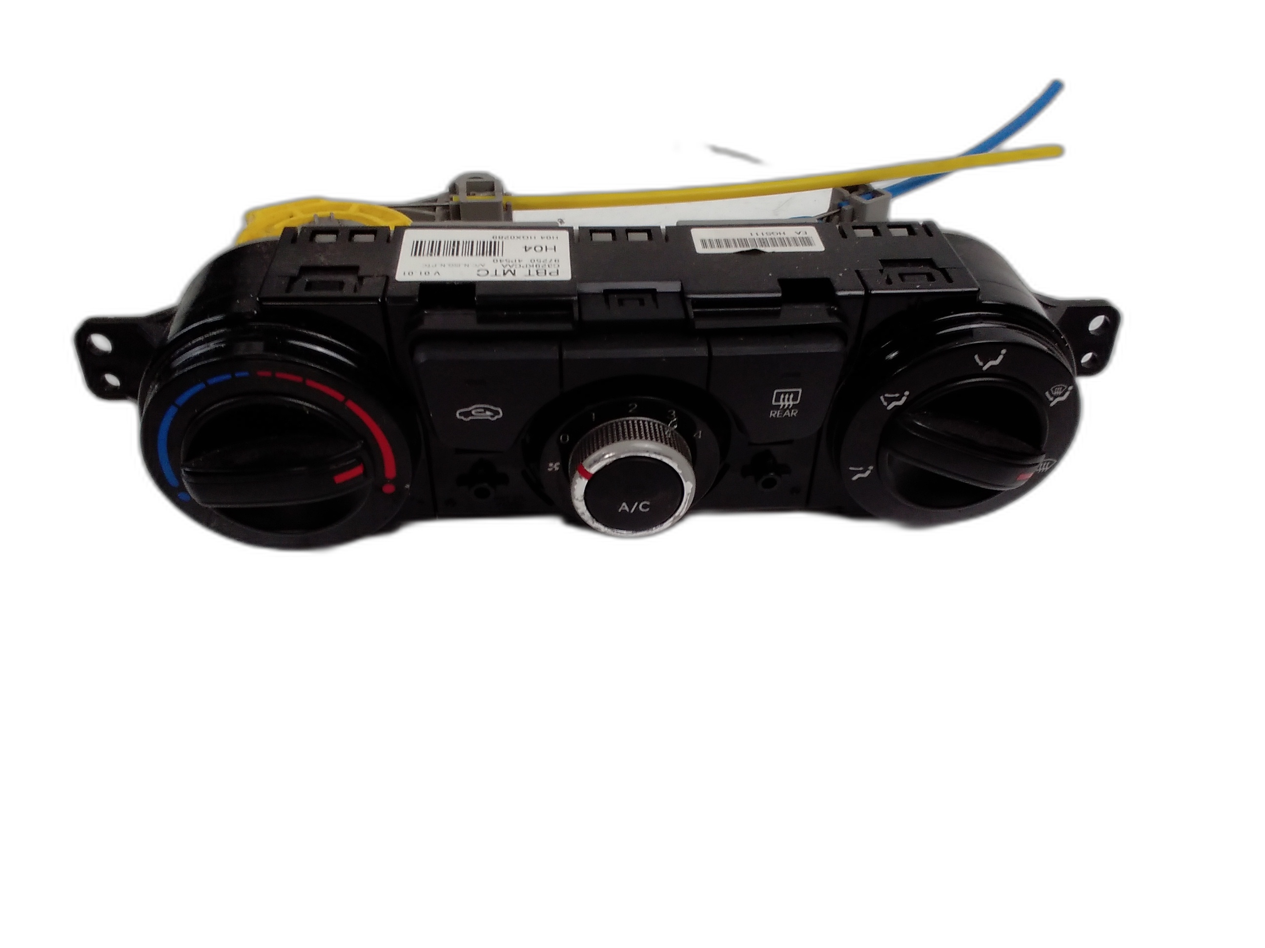 панел управление климатик