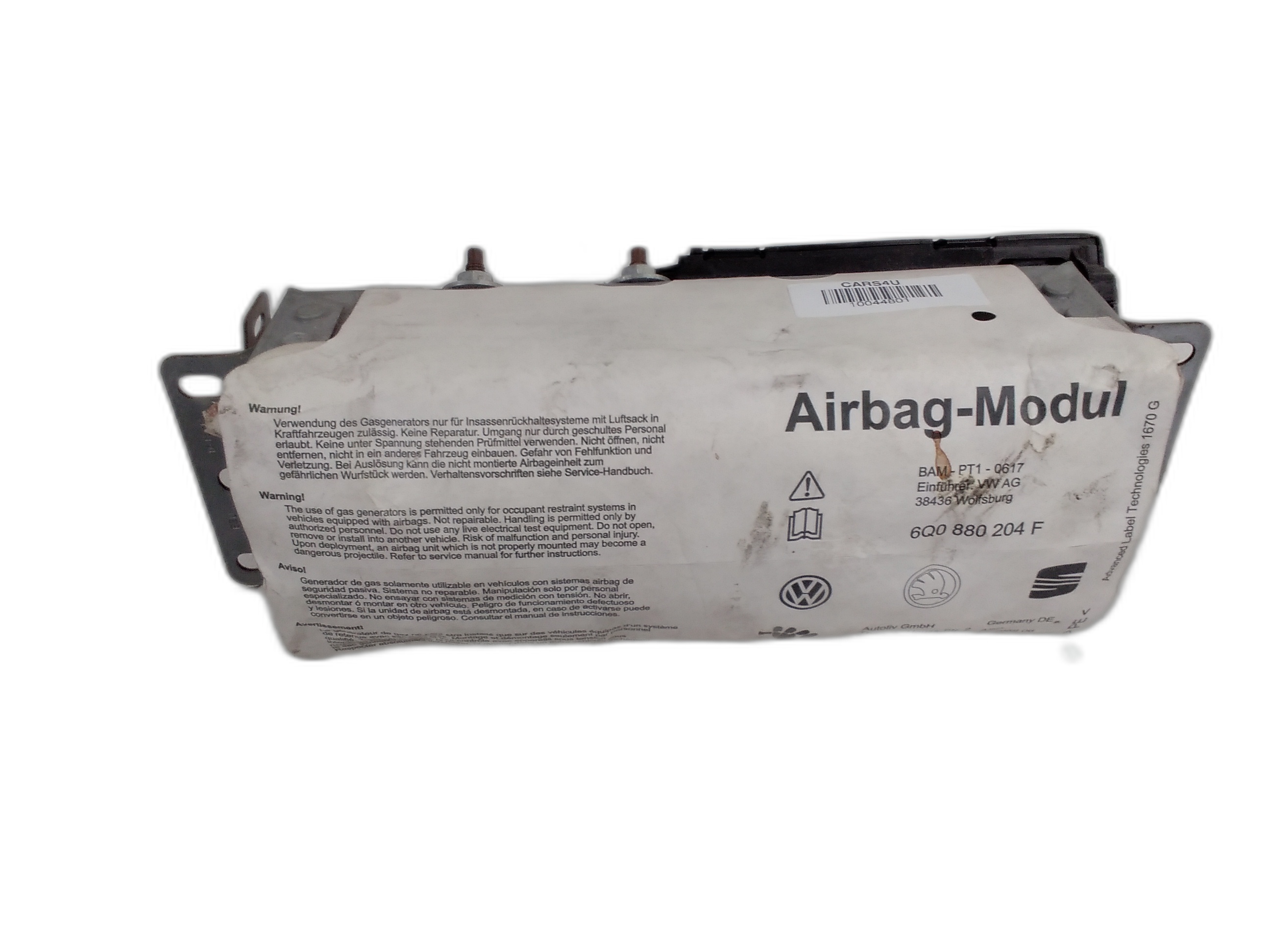 airbag пасажер